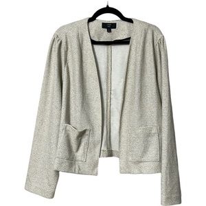 J.Crew 365 Bouclé Blazer in Salt Pepper Multi Lightweight Jacket Size 2X